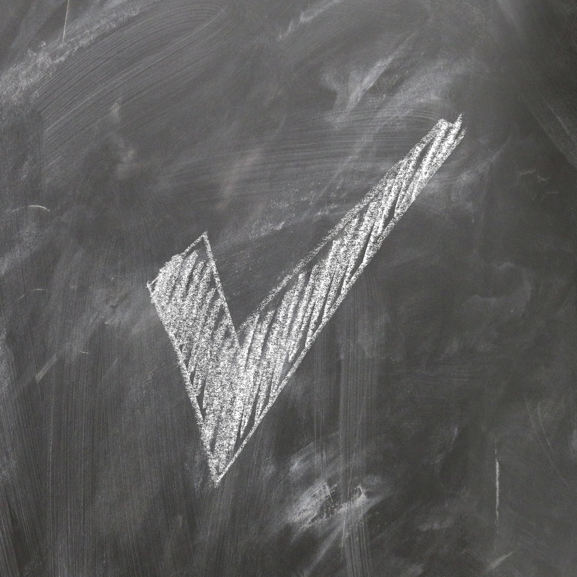 [Fear exists at work - blackboard tick image]